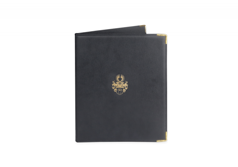 Unique hotel room folder